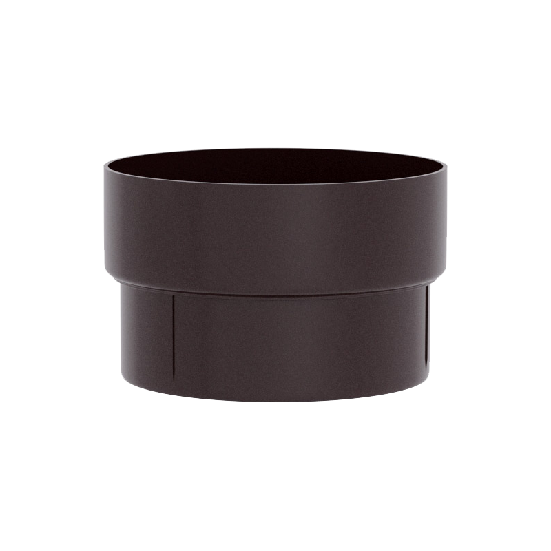 Муфта трубы соединительная Grand Line ПВХ Классика D87 Коричневый RR32 в Санкт-Петербурге