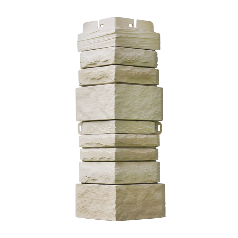 Внешний угол для фасадной панели Grand Line Design Plus Сланец Пшеница под камень со скидкой в Санкт-Петербурге 