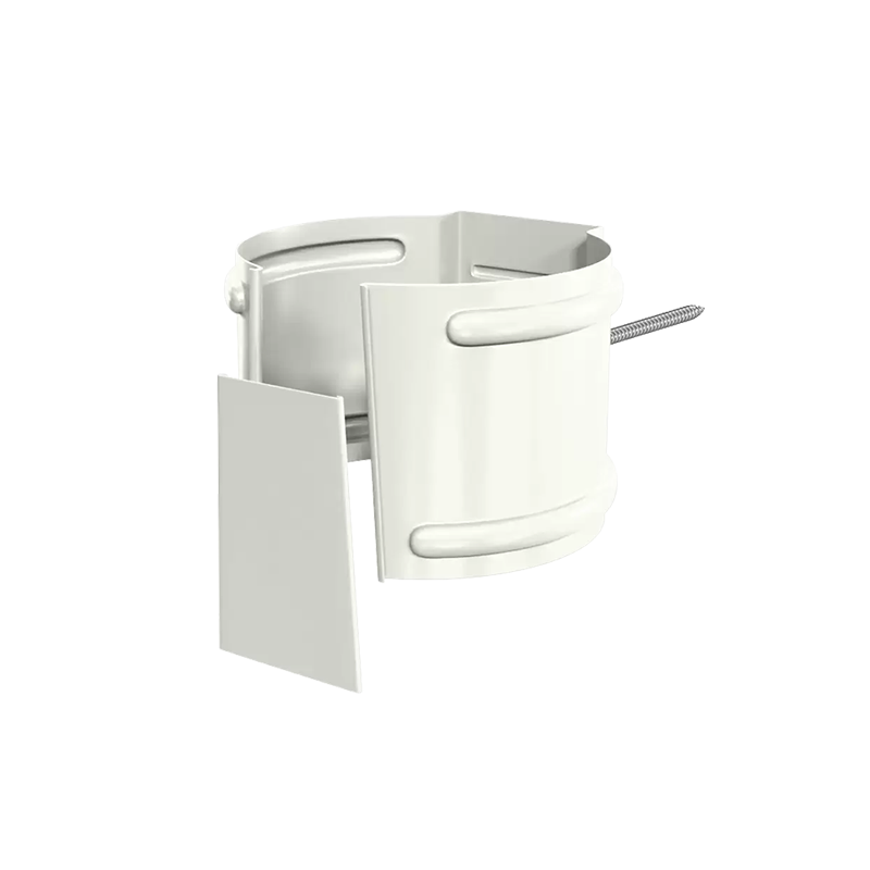 Держатель трубы на кирпич Металл Профиль МП Престиж D100 RAL9010 Белый