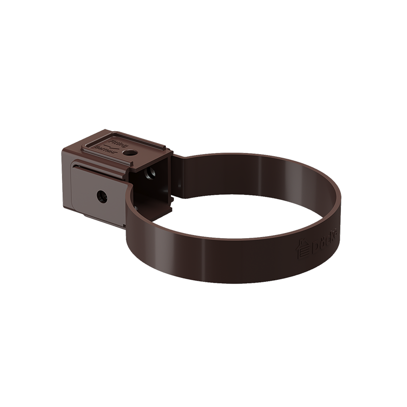 Хомут трубы универсальный Docke STANDARD D80 Темно-коричневый RAL8019