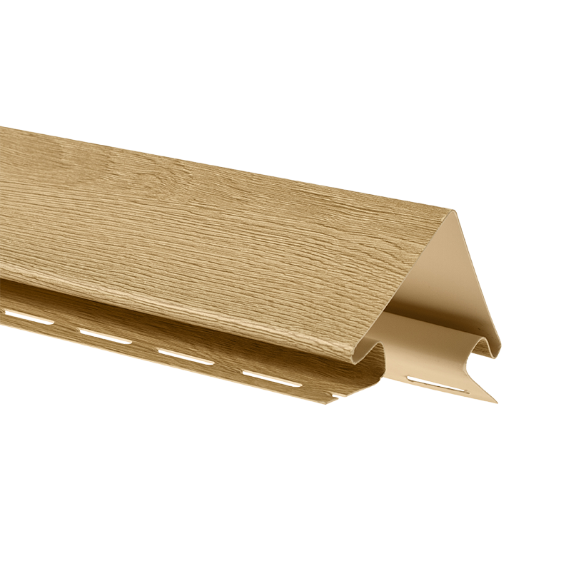 Внешний угол Blockhouse Люкс BH-01 Альта-Профиль Каштан 3000 мм