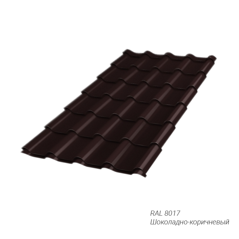 Металлочерепица Grand Line Kamea 0,5 мм покрытие Quarzit Pro Matt заказной цвет